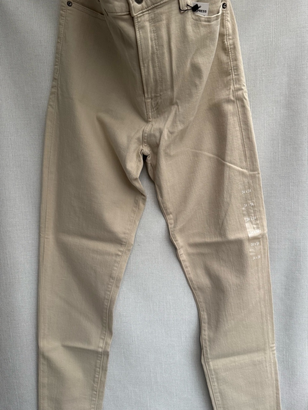 Express Men’s Skinny Jeans Tan